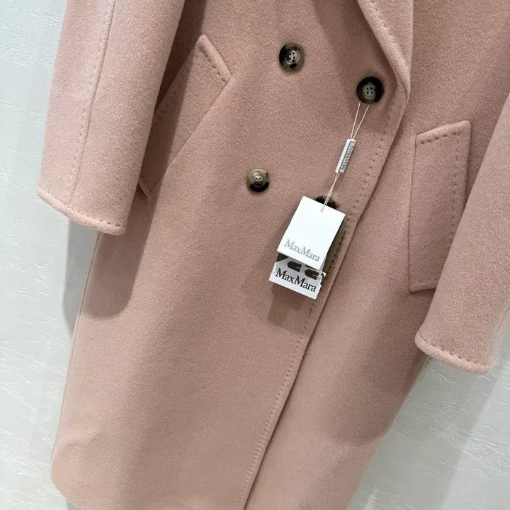 [BUNJANG] Max Mara Pink Double Coat / 막스마라 핑크 더블 코트 101801