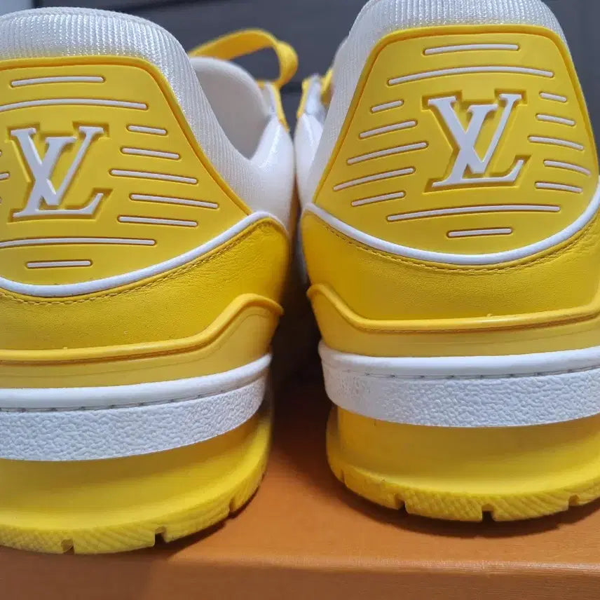 [BUNJANG] Louis Vuitton LV Trainer Sneakers (Yellow) - Size 7 / 루이비통 LV트레이너 스니커즈 7사이즈