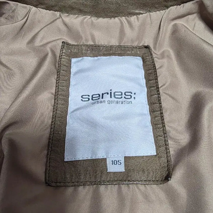 [BUNJANG] Series 24FW A2 Leather Jacket / 시리즈series정가 145만원 24FW A2-가죽 자켓 105사이즈