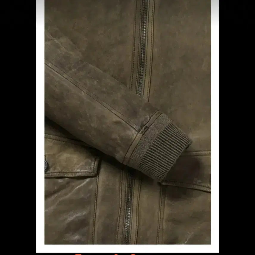 [BUNJANG] Series 24FW A2 Leather Jacket / 시리즈series정가 145만원 24FW A2-가죽 자켓 105사이즈