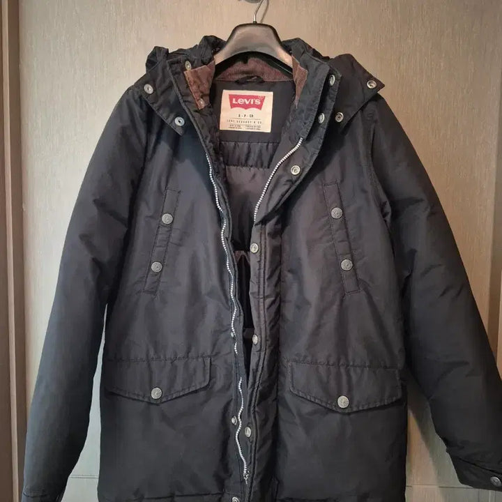 [BUNJANG] Levi's Men's Hooded Padded Jacket S / 리바이스 남성 후드 패딩 S