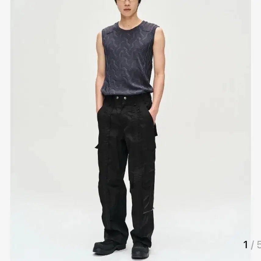 [BUNJANG] Andersson Bell Kenley Cargo Pants / (48)앤더슨벨 캔리 퍼커링 카고 팬츠