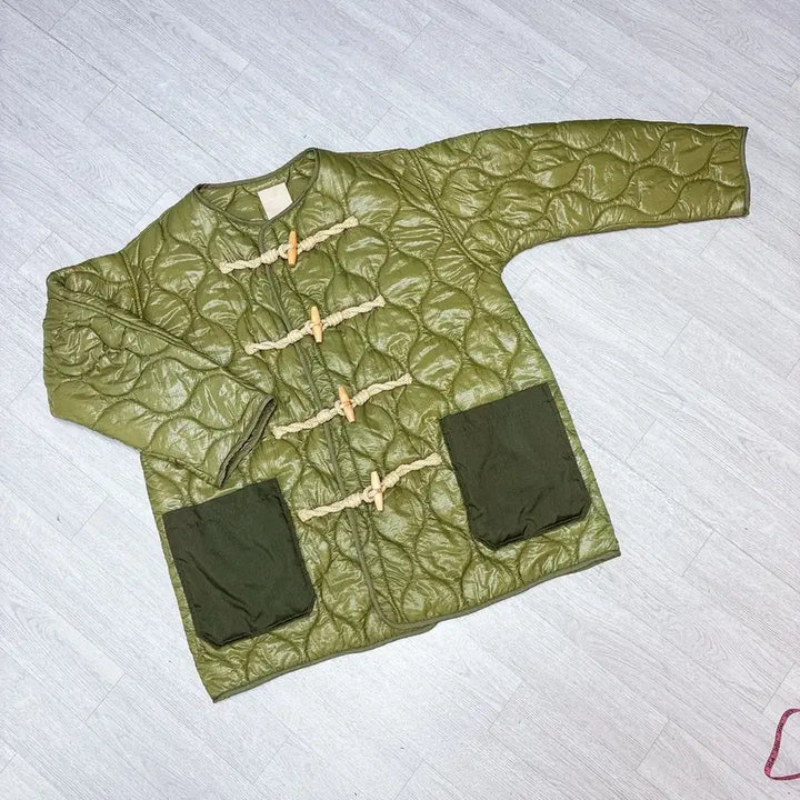 [BUNJANG] Quilting Jacket / [하나언니] 퀼팅 누빔 점퍼 카키