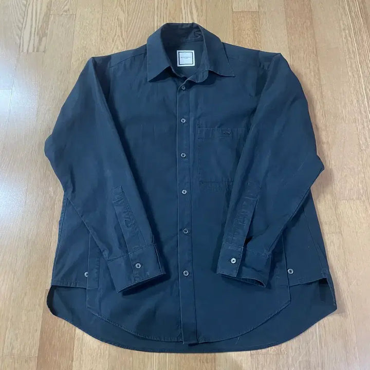[BUNJANG] Wooyoungmi Cotton Back Logo Shirt / 우영미 코튼 백로고 셔츠 100사이즈