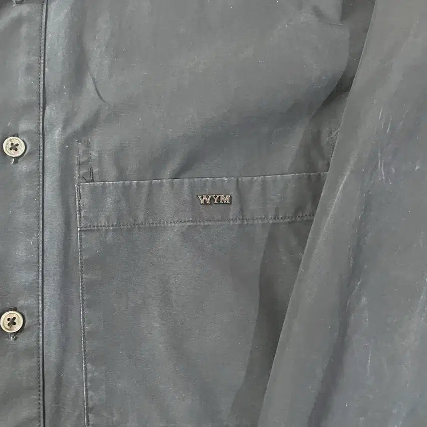 [BUNJANG] Wooyoungmi Cotton Back Logo Shirt / 우영미 코튼 백로고 셔츠 100사이즈