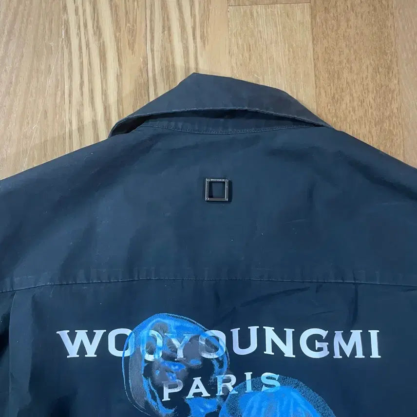 [BUNJANG] Wooyoungmi Cotton Back Logo Shirt / 우영미 코튼 백로고 셔츠 100사이즈