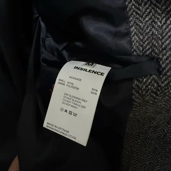[BUNJANG] Insa Ilence Abraham Moon Tweed Blazer / 인사일런스 ABRAHAM MOON 트위드 블레이저 HERRINGBONE