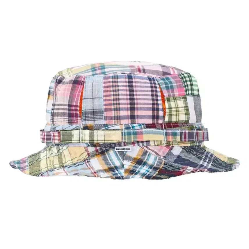 [BUNJANG] Supreme Goodenough Patchwork Madras Crusher Bucket Hat / 슈프림 굿이너프 패치워크 마드라스 크러셔 버킷햇