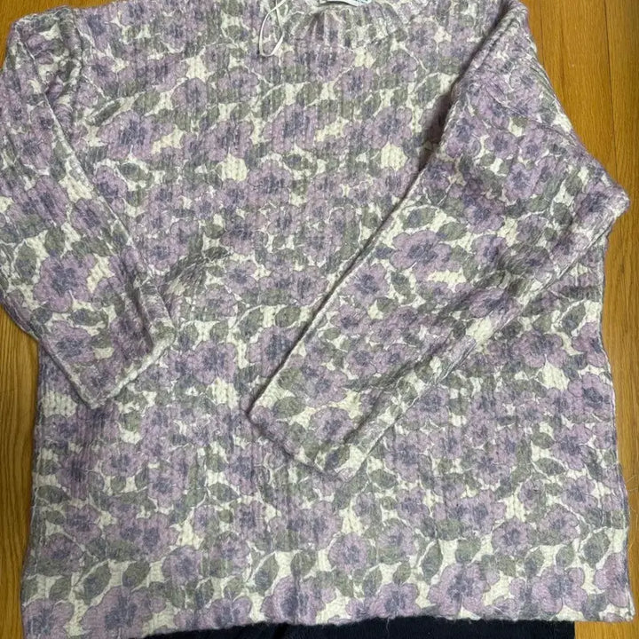 [BUNJANG] ZARA Floral Print Knit Sweater / 자라 니트
