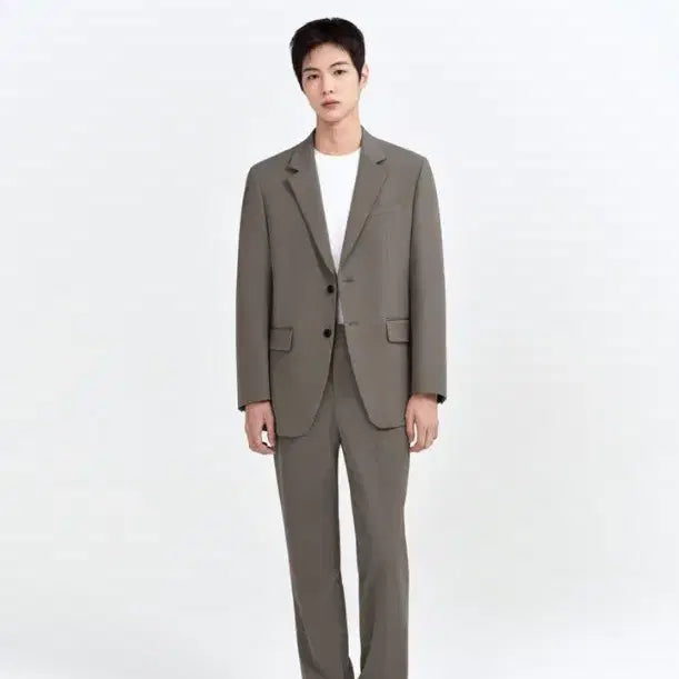 [BUNJANG] Musinsa Standard Relaxed Basic Beige Set Up - Size L / 무탠다드 /릴렉스드 베이식 베이지 셋업/ L ,31