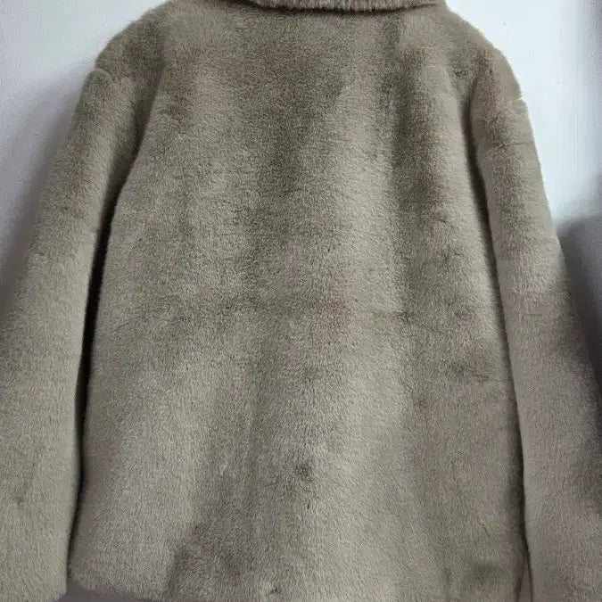 [BUNJANG] Vivis Type Beige Eco Fur Coat / vivis type 에코 퍼 코트