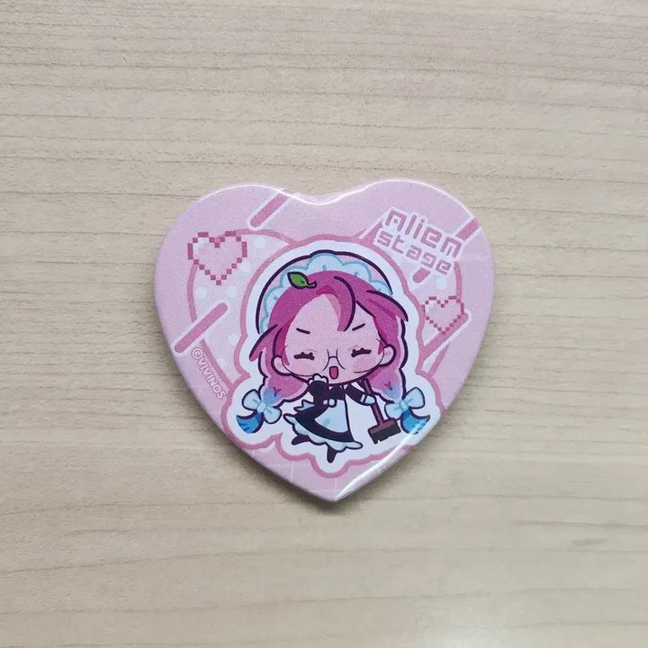 [BUNJANG] ATEEZ Mingi Made Collaboration Cafe Heart SD Can Badge / 에이스테 메이드 콜라보카페 미지 하트 sd 캔뱃지
