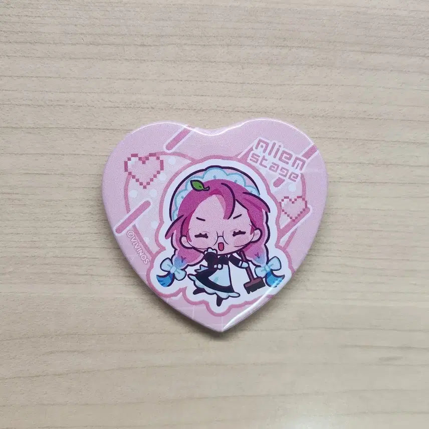 [BUNJANG] ATEEZ Mingi Made Collaboration Cafe Heart SD Can Badge / 에이스테 메이드 콜라보카페 미지 하트 sd 캔뱃지