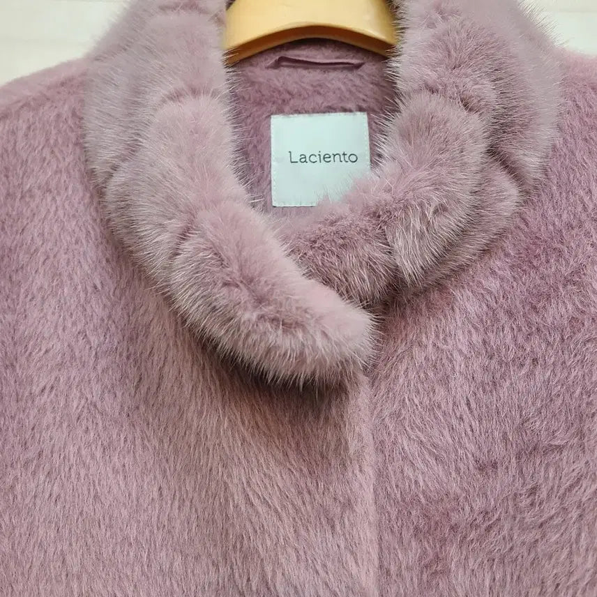 [BUNJANG] Laciento Mink Alpaca Coat / Laciento> 밍크 배색 알파카 코트