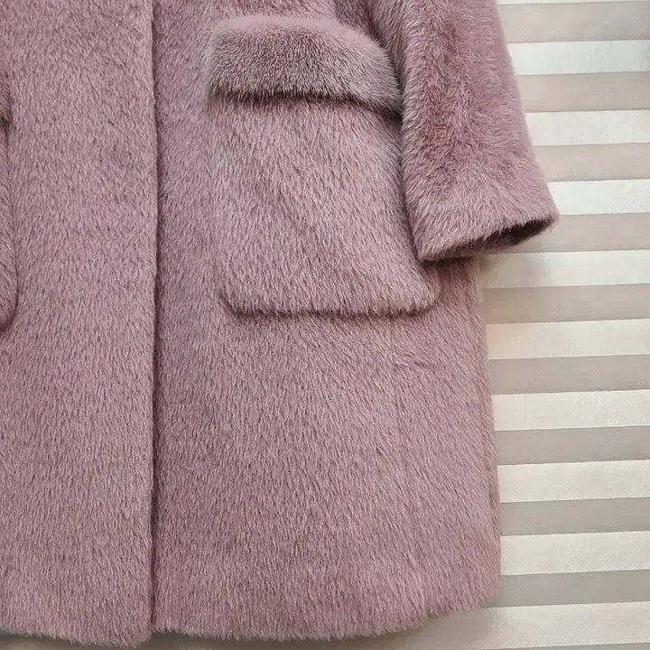 [BUNJANG] Laciento Mink Alpaca Coat / Laciento> 밍크 배색 알파카 코트
