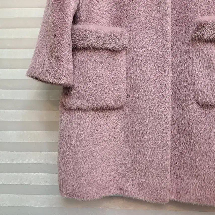 [BUNJANG] Laciento Mink Alpaca Coat / Laciento> 밍크 배색 알파카 코트