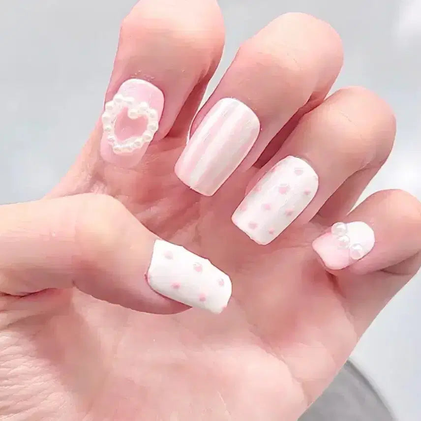 [BUNJANG] Custom Nail Tip Set - Daily Design / [네일팁] 네일팁 주문제작 / 데일리