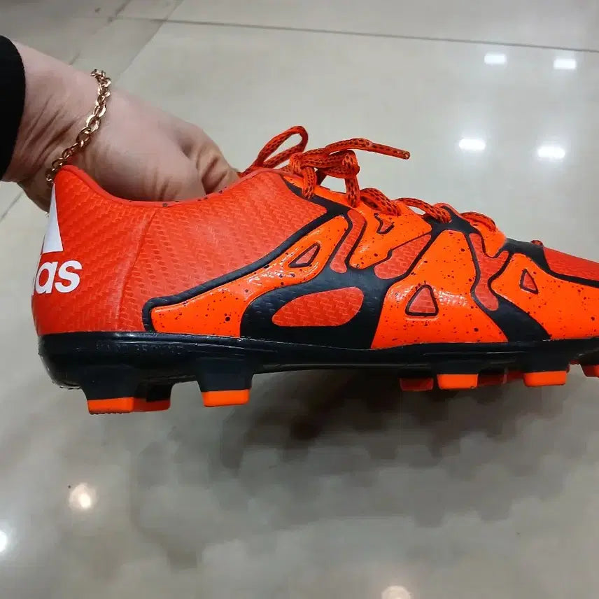 [BUNJANG] Adidas X 15.3 Orange Futsal Shoes 280mm / 아디다스 X 15.3 주황색 풋살화 축구화 280mm
