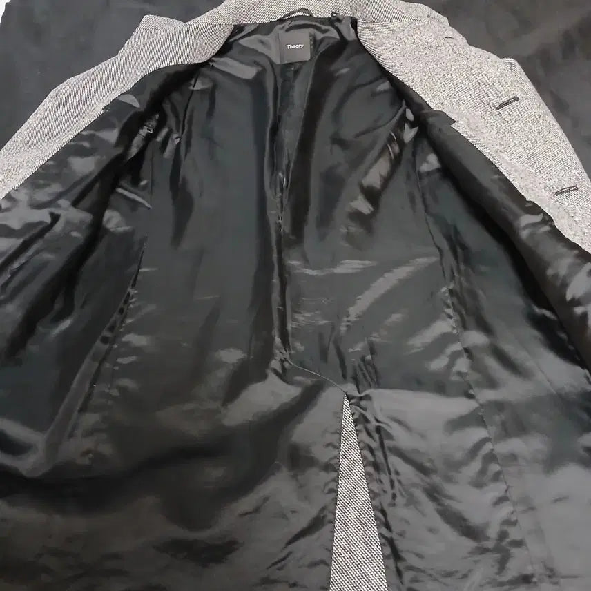 [BUNJANG] Theory Wool/Alpaca High-Neck Single Coat / 고급 패션 브랜드 Theory 띠어리  울,알파카 하이넥 싱글 코트