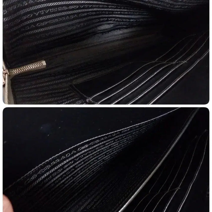 [BUNJANG] Prada Saffiano Document Holder Clutch (Gray) / 프라다 사피아노 도큐먼트 홀더 클러치(그레이)