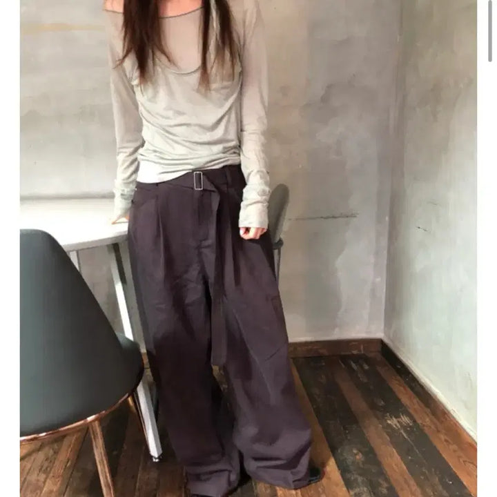 [BUNJANG] Lis Marro Layered Tee (Beige) / 리스 marro layered tee (베이지)