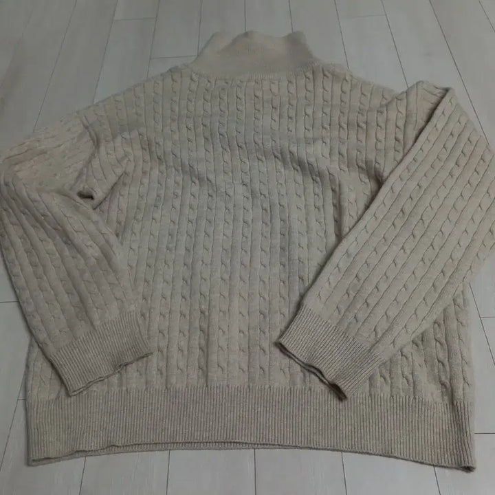 [BUNJANG] 8 Seconds Half-Zip Knit Sweater L / 8 seconds 남성 꽈배기 하프집업니트 L