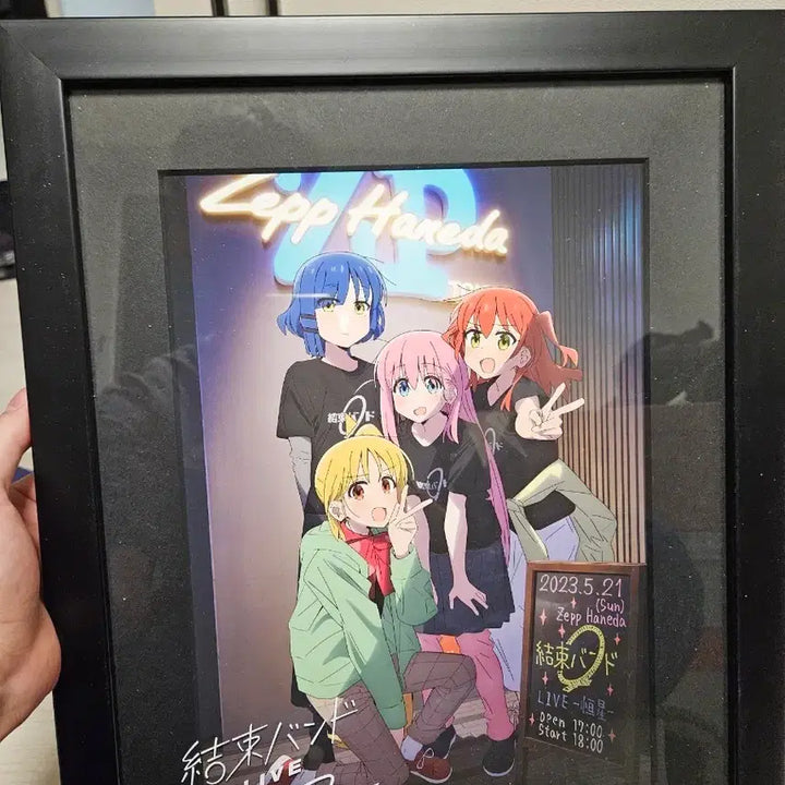 [BUNJANG] Bocchi the Rock! Kessoku Band Live Visual Character Fine Graph (A4) / 봇치더록 결속밴드 라이브비주얼 캐릭터파인그래프(A4)팔아요.