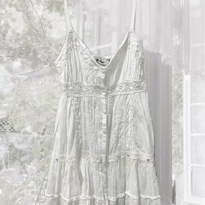 [BUNJANG] Vintage Mori Girl Sleeveless Top / 빈티지 모리걸 대장 나시 모리걸나시 슬리브리스