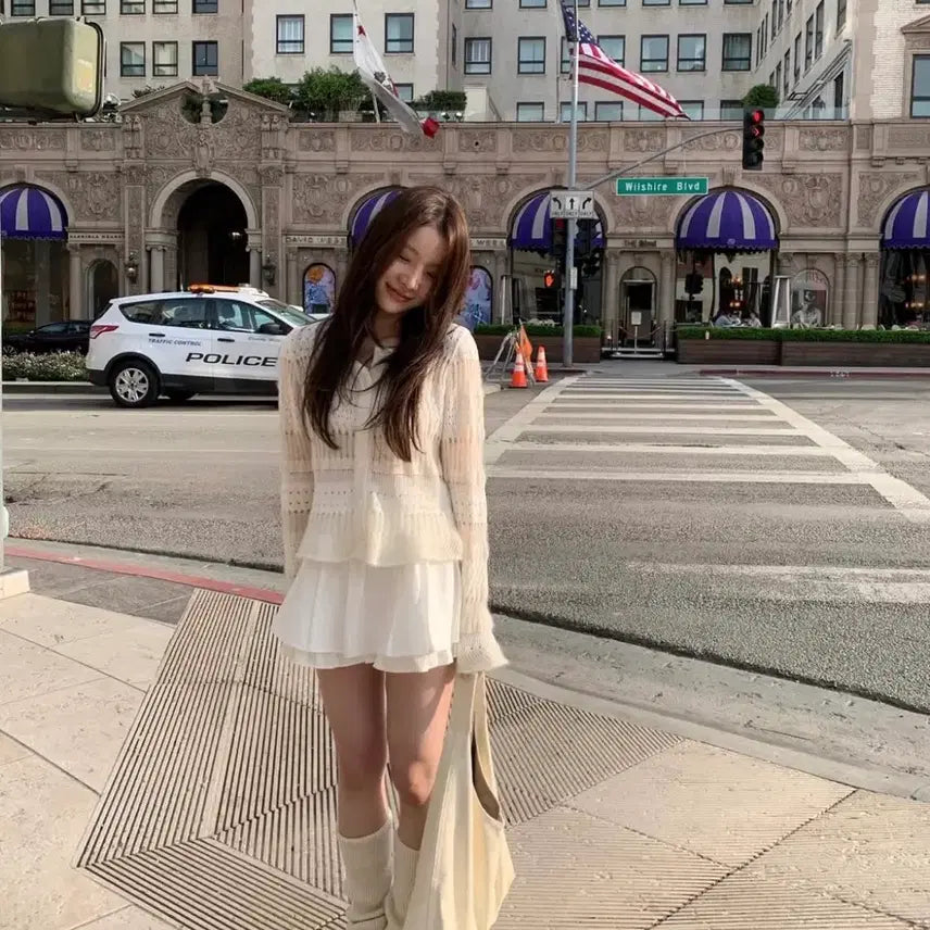 [BUNJANG] Lazy Shop Ivory Shopper Bag / 레이지샵 아이보리 쇼퍼백