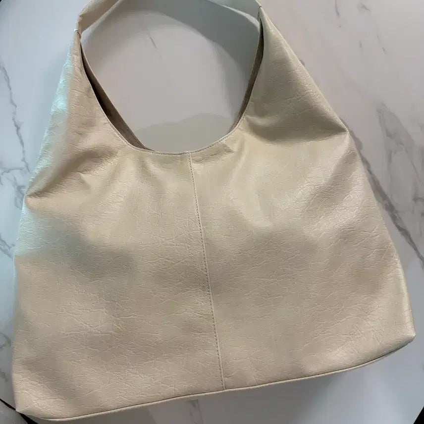 [BUNJANG] Lazy Shop Ivory Shopper Bag / 레이지샵 아이보리 쇼퍼백