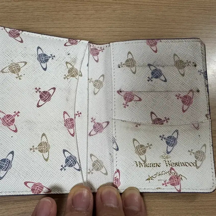 [BUNJANG] Vivienne Westwood Card Wallet / 비비안웨스트우드 블루 카드지갑 반지갑