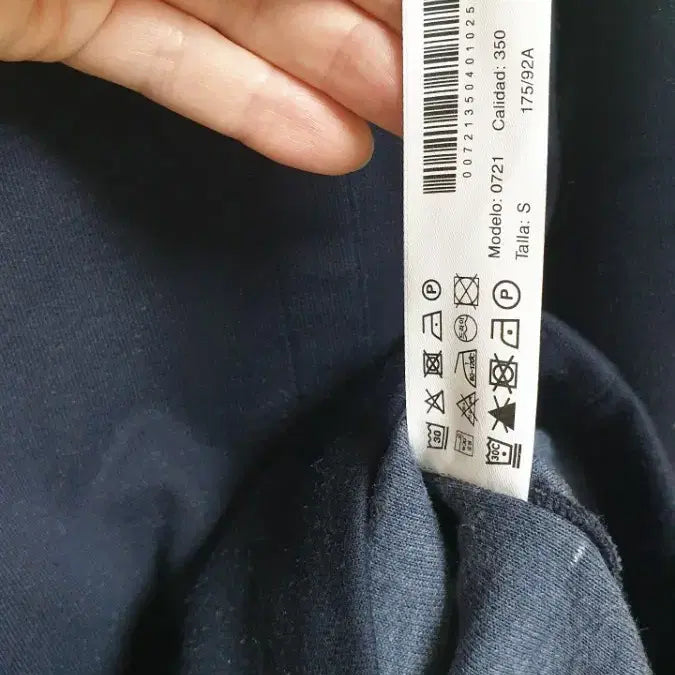 [BUNJANG] Massimo Dutti Half-zip Sweatshirt S Navy / 마시모두띠 하프집업 스웨트셔츠 S 네이비