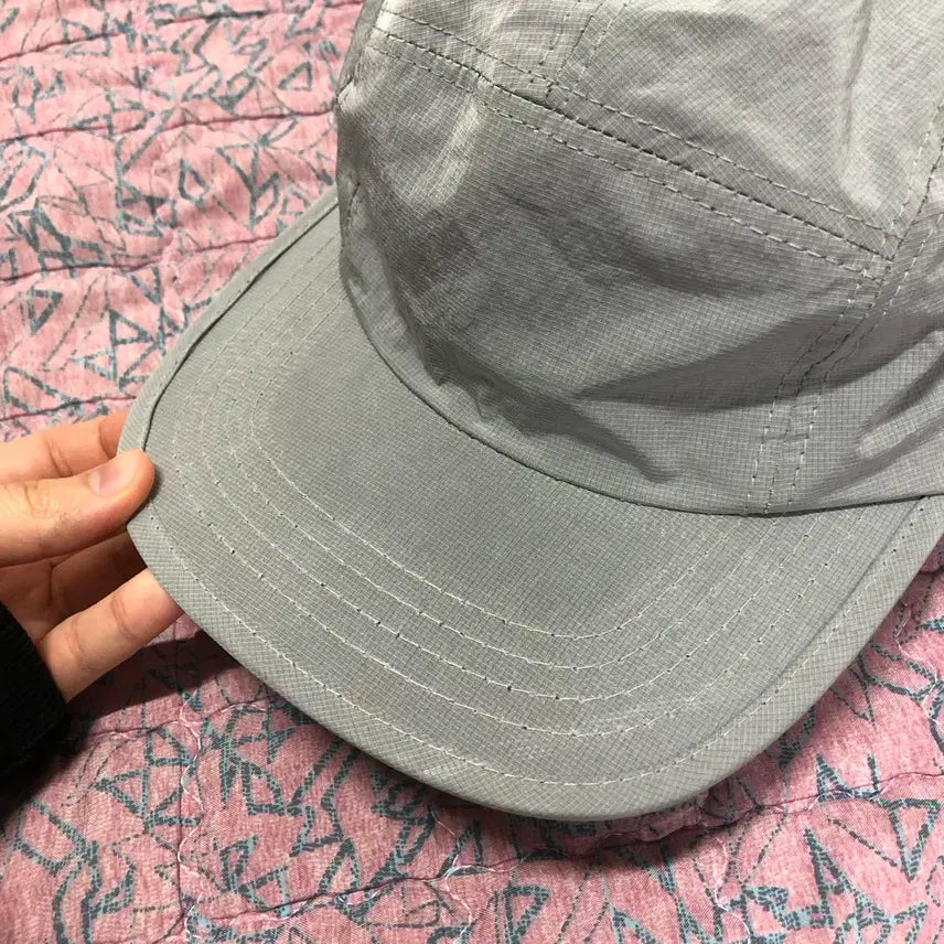 [BUNJANG] Nylon Camp Cap Light Gray / 나일론 캠프캡 라이트그레이