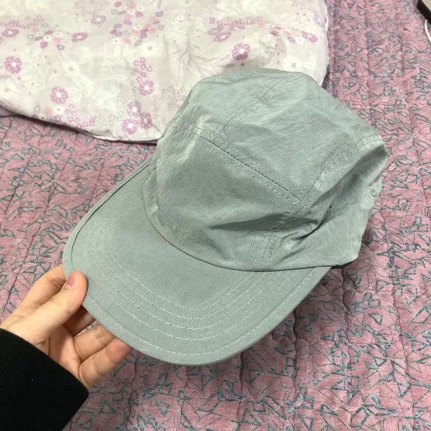 [BUNJANG] Nylon Camp Cap Light Gray / 나일론 캠프캡 라이트그레이