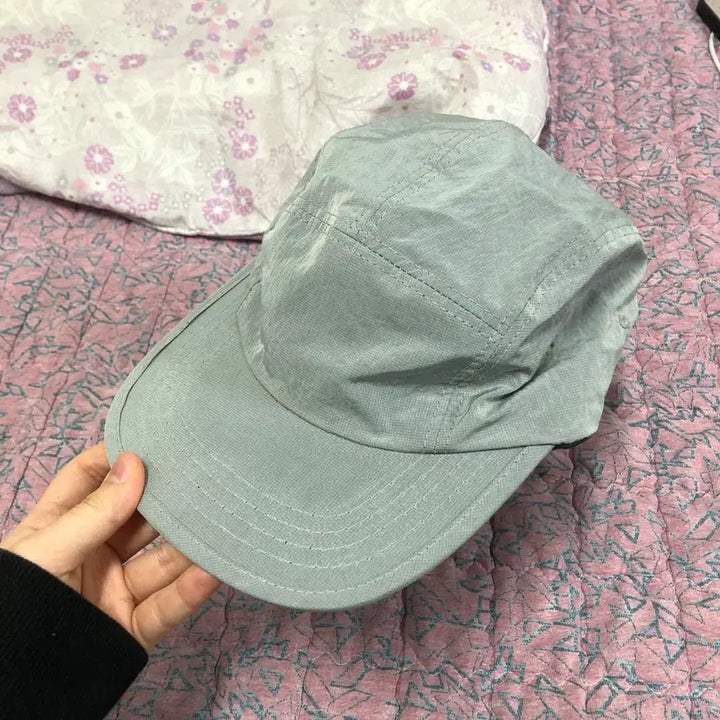 [BUNJANG] Nylon Camp Cap Light Gray / 나일론 캠프캡 라이트그레이