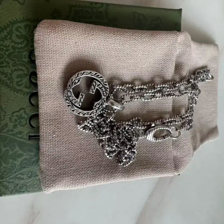 [BUNJANG] Gucci Silver Necklace / 구찌 실버 네크리스