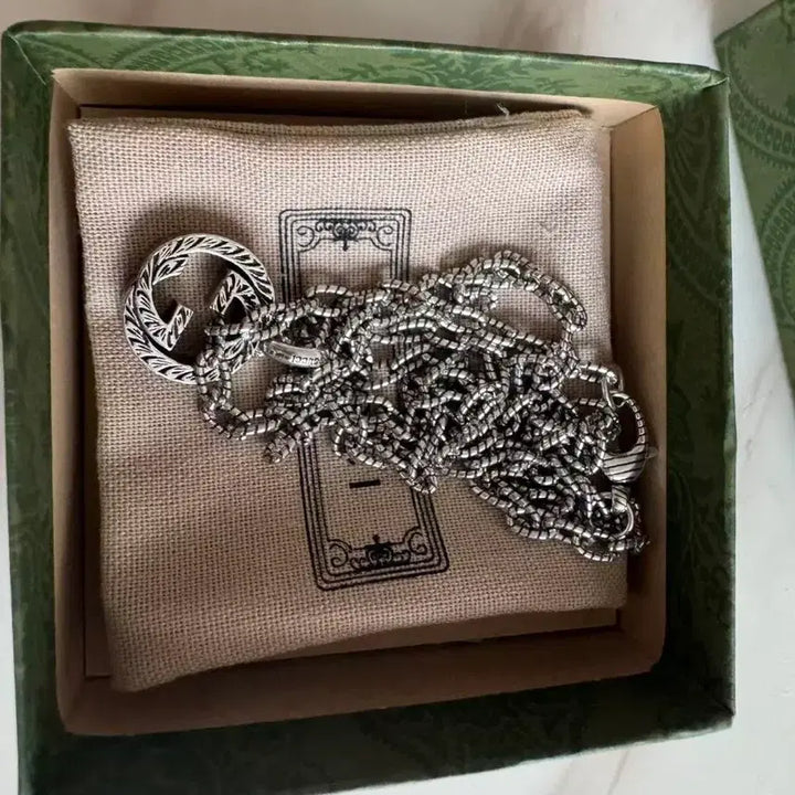 [BUNJANG] Gucci Silver Necklace / 구찌 실버 네크리스