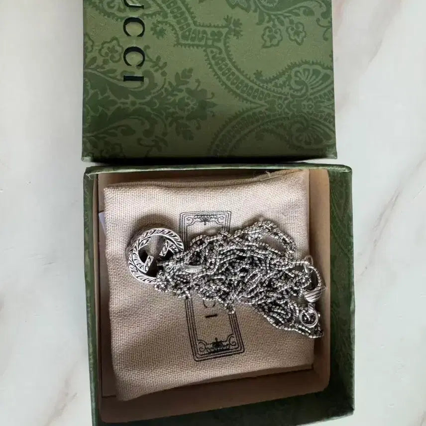 [BUNJANG] Gucci Silver Necklace / 구찌 실버 네크리스