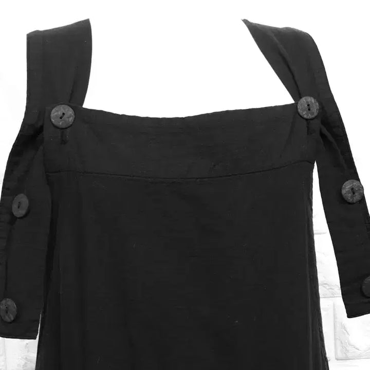 [SOLD OUT] k122 천연옷감견 멜빵원피스/여성(프리)/총기장103-124/사놀까