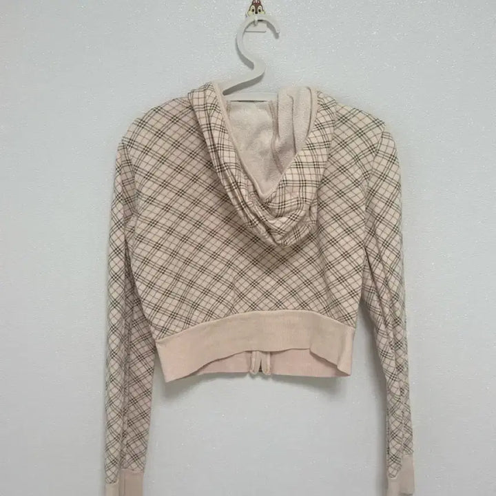 [BUNJANG] Burberry Blue Label Crop Hoodie Zip-up / 버버리 크롭 후드집업 블루라벨