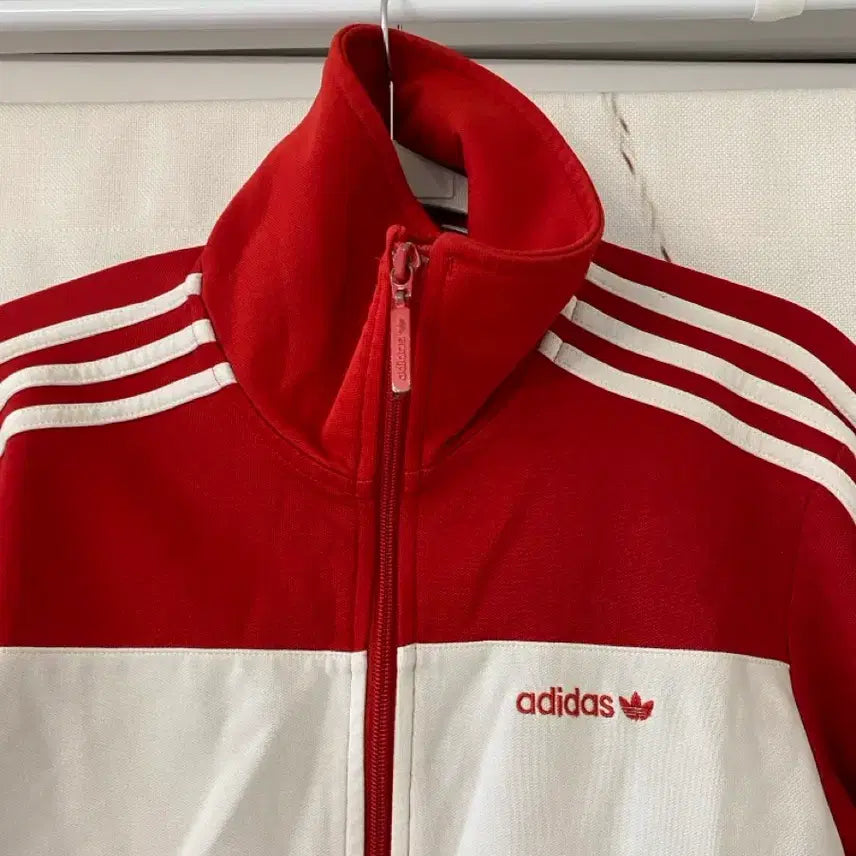 [BUNJANG] Adidas Beckenbauer Red/White Track Jacket / 95)아디다스 베켄바우어 레드/화이트 져지 집업
