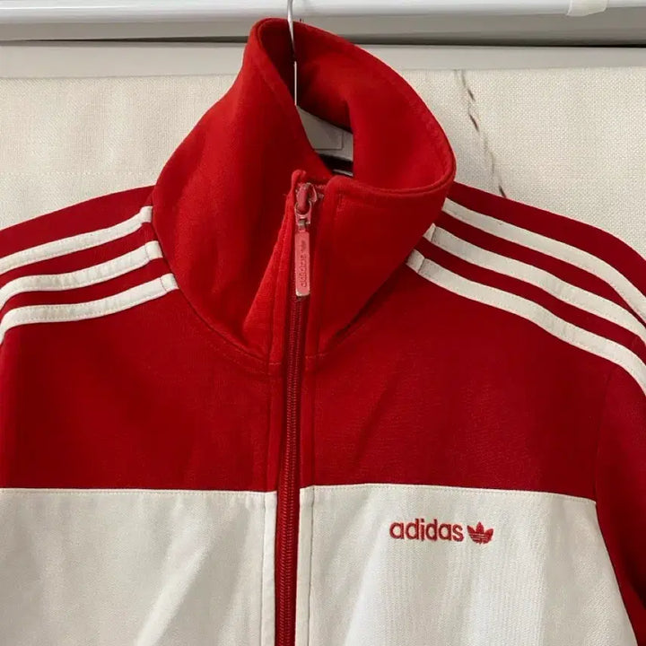 [BUNJANG] Adidas Beckenbauer Red/White Track Jacket / 95)아디다스 베켄바우어 레드/화이트 져지 집업