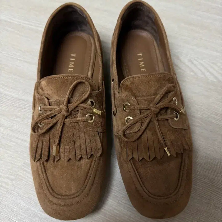 [BUNJANG] TIME Suede Tassel Loafers / 타임 TIME 스웨이드 테슬 로퍼