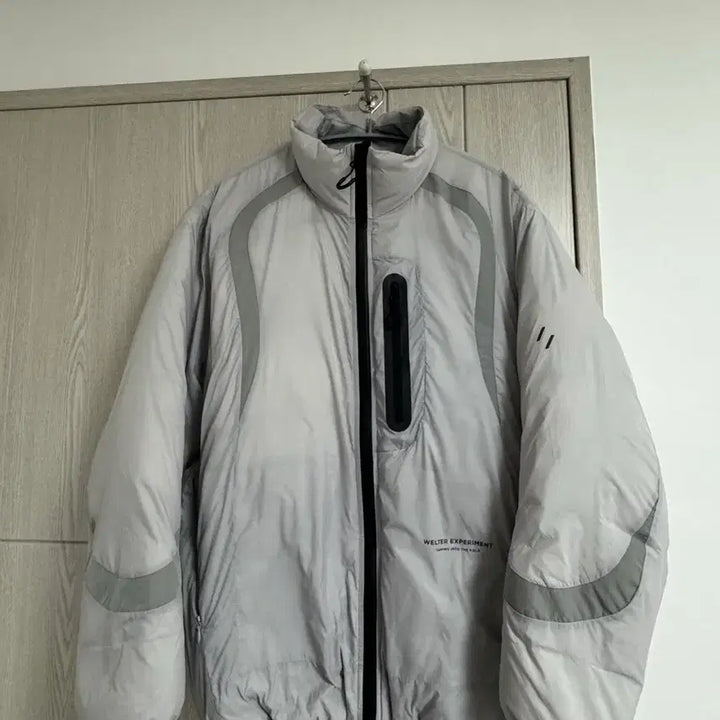 [BUNJANG] WELTER EXPERIMENT Lightweight Padded Jacket Light Gray Size 1 / 웰터익스페리먼트 경량패딩 라이트 그레이 1사이즈