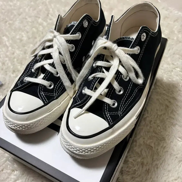 [BUNJANG] Converse Chuck 70 Black Sneakers / 컨버스 척테일러70 블랙 255