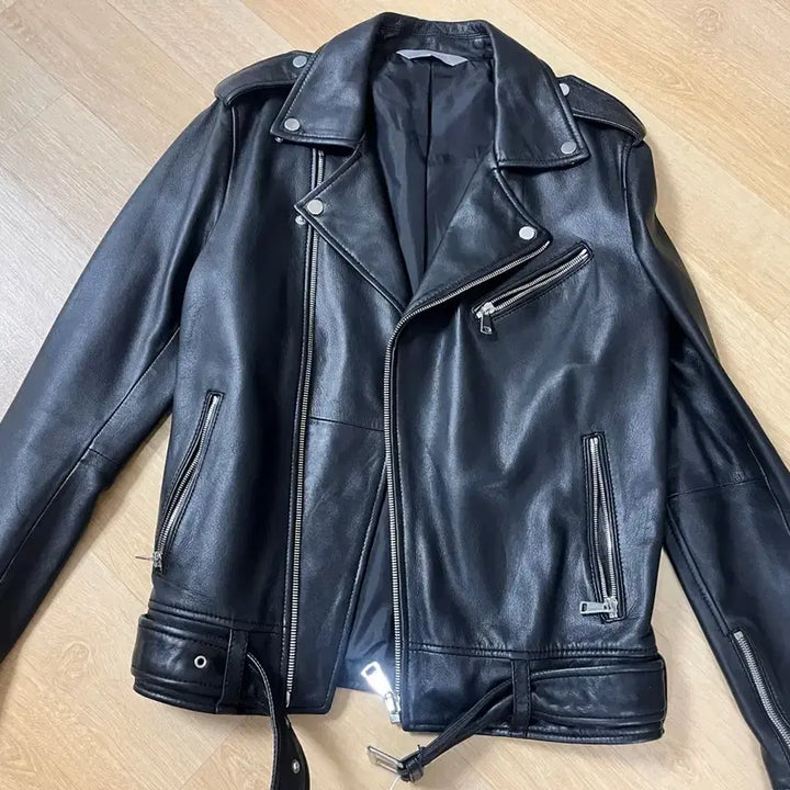 [BUNJANG] ZARA MAN Leather Rider Jacket / 급) 자라맨 천연가죽 라이더 자켓