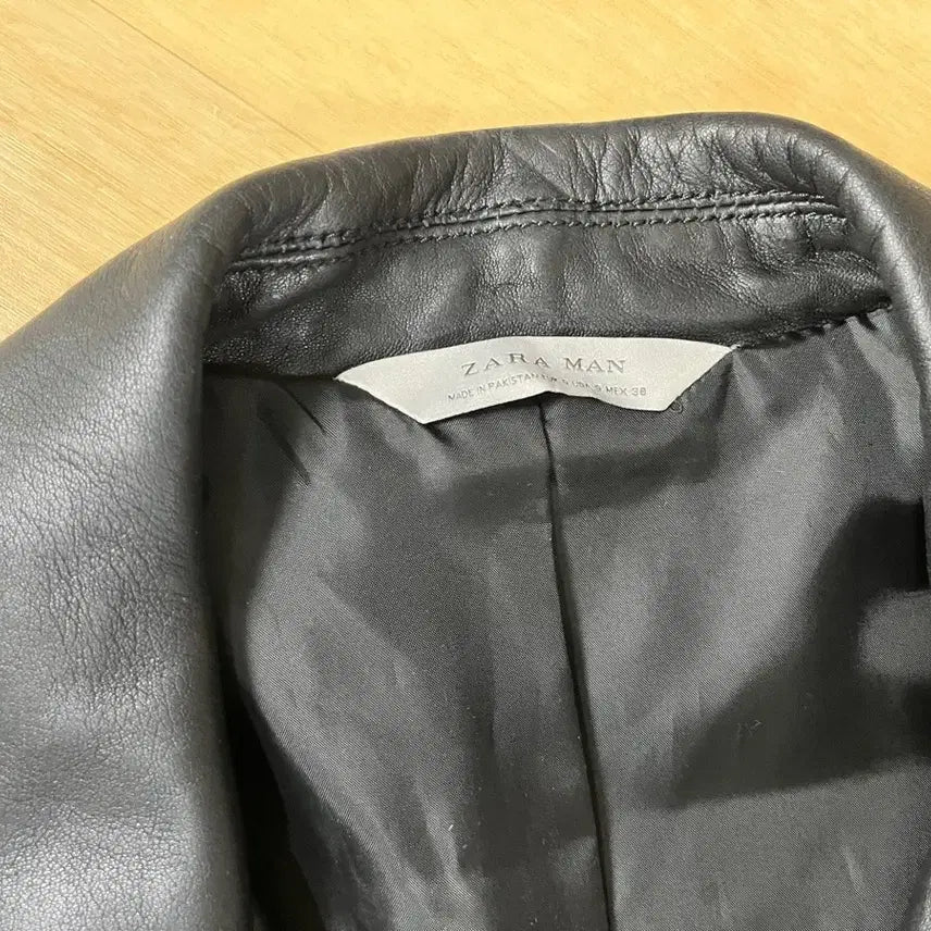 [BUNJANG] ZARA MAN Leather Rider Jacket / 급) 자라맨 천연가죽 라이더 자켓