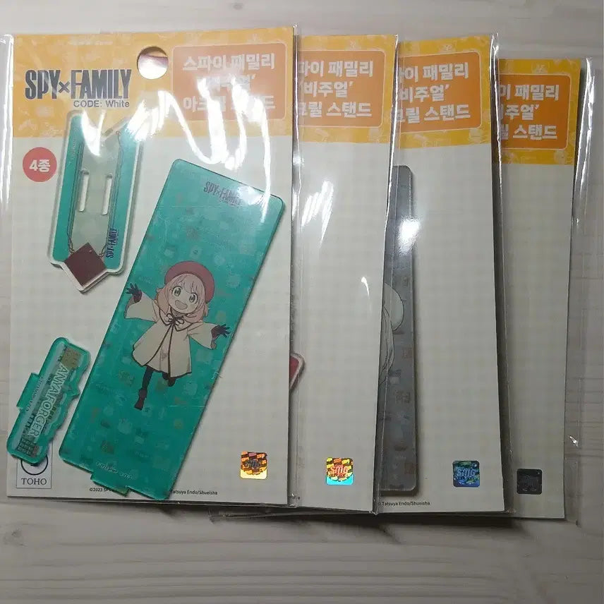 [BUNJANG] Spy x Family Acrylic Stand 4-Piece Bundle Set / 스파이 패밀리 아크릴 스탠드 4종 세트