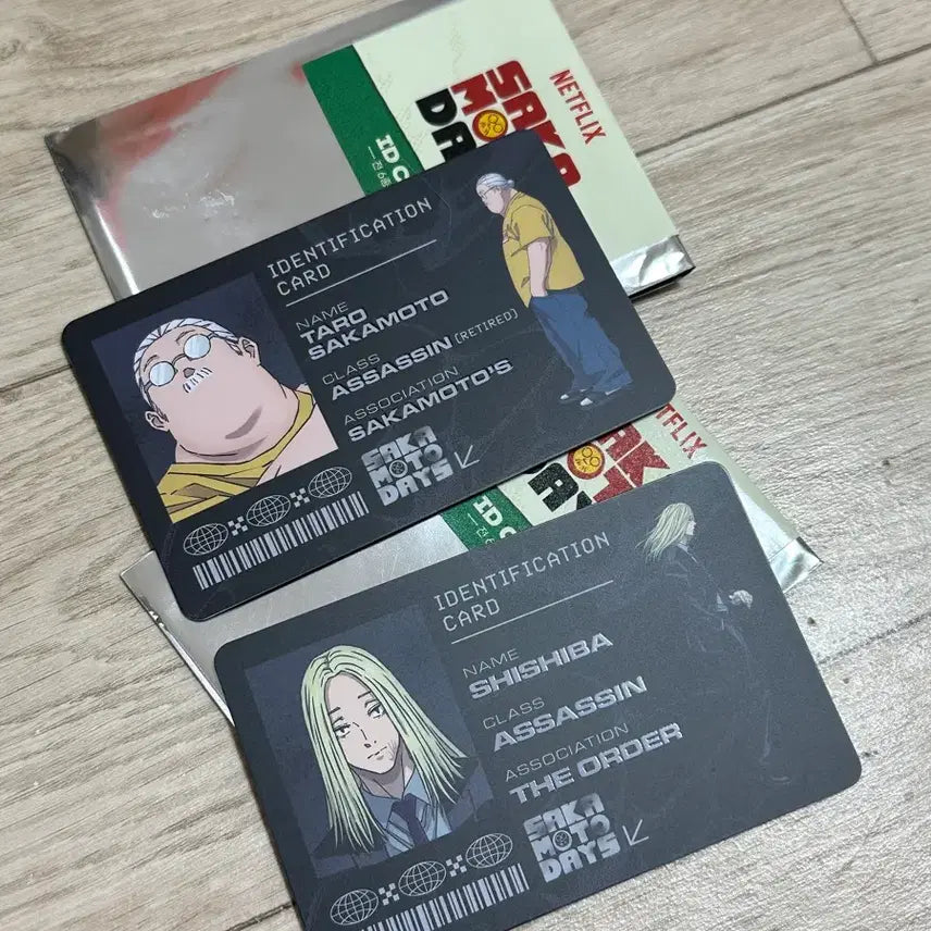 [BUNJANG] Sakamoto Days Toudou ID Card Bundle / 사카모토 데이즈 뚱타로 시시바 ID카드 원가이하 일괄양도