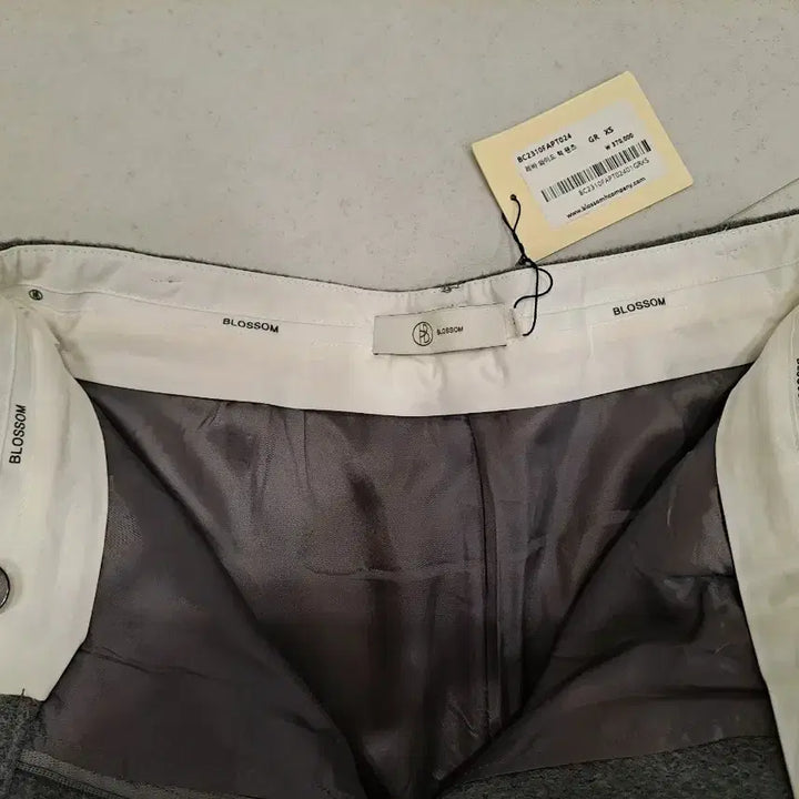 [BUNJANG] Wool Wide Pants Gray / 울 소재 와이드 팬츠 그레이